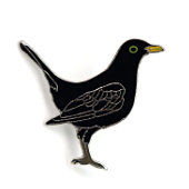 Amsel Pin - Reinerlös BirdLife