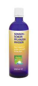 Sonnenschein Pflanzenwasser