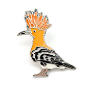 Wiedehopf Pin - Reinerlös BirdLife